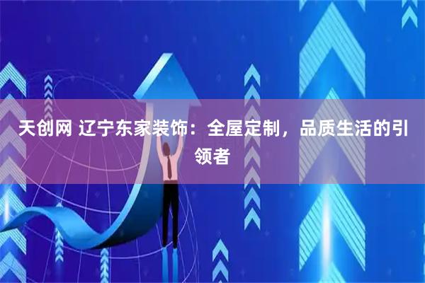 天创网 辽宁东家装饰：全屋定制，品质生活的引领者