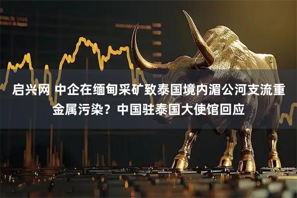 启兴网 中企在缅甸采矿致泰国境内湄公河支流重金属污染？中国驻泰国大使馆回应
